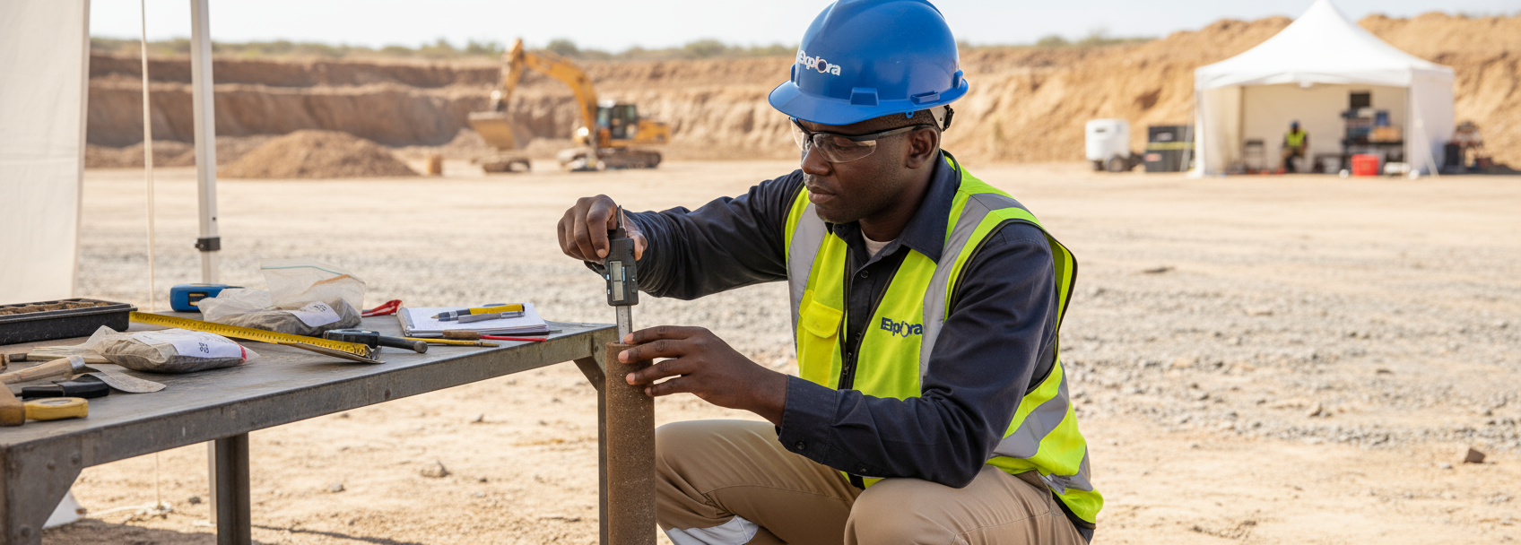 Contrôle qualité des sols sur chantier